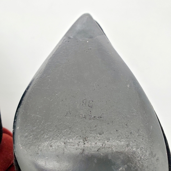 Marco de Vincenzo Color-Block Braided Velvet Pump Heels 38 - Picture 14 of 16